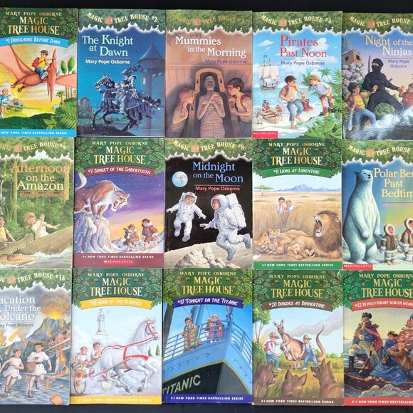 MAGIC TREE HOUSE & MERLIN MISSION LOT OF 20 BOOKS SCHOLASTIC MARY POPE OSBORN - Picture 4 of 13